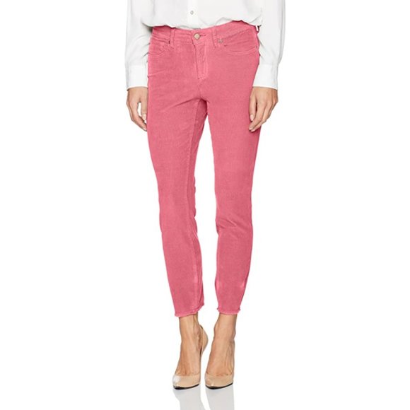NYDJ Women's Alina Skinny Jeans in-Corduroy, Pink - Picture 1 of 2